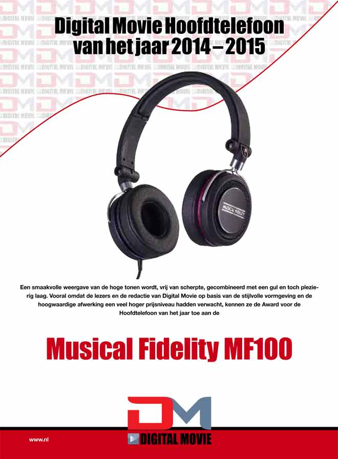 MF-100 Wins Headphone of the Year